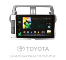 Штатна магнітола SIGMA X10232 ANDROID 10 2+32 Gb 4G DSP Toyota Land Cruiser Prado 150 2013-2017 10