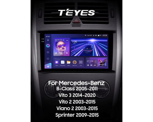 Штатна магнітола Teyes CC3 4+32 Gb Mercedes Benz B-Class T245 2005-2011 9