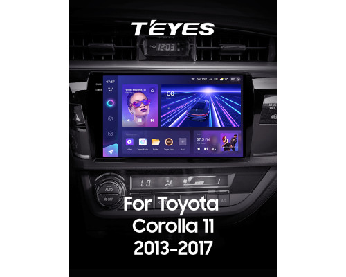 Штатна магнітола Teyes CC3 6+128 Gb Toyota Corolla 11 Middle East 2013-2017 (B) 10