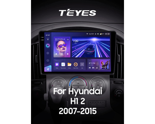 Штатна магнітола Teyes CC3 6+128 Gb з коловим оглядом 360° Hyundai H1 TQ 2007-2015 9