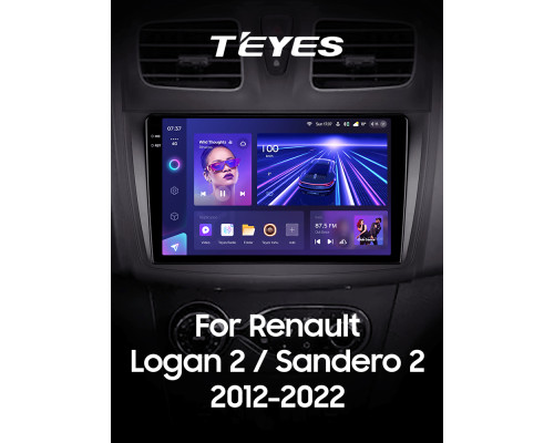 Штатна магнітола Teyes CC3 6+128 Gb Renault Logan 2 2012-2022 Sandero 2 2013-2022 (F2) (A) 9