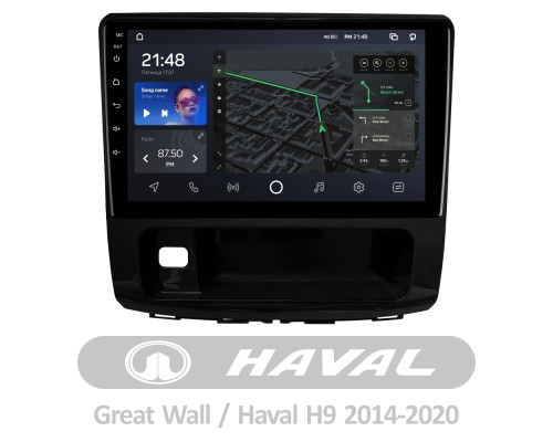 Штатна магнітола AMS T1010 6+128 Gb GREAT WALL Haval H9 2014-2020 (B) 10