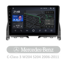 Штатна магнітола AMS T910 6+128 Gb Mercedes Benz C Class 3 W204 S204 2006-2011 9