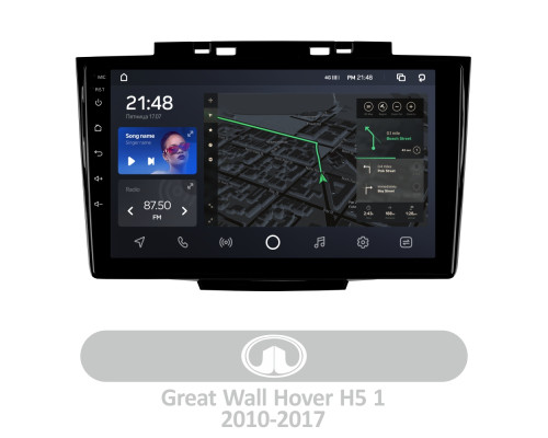 Штатна магнітола AMS T910 6+128 Gb Great Wall Hover H5 1 2010-2017 9