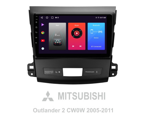 Штатна магнітола SIGMA F9216 ANDROID 10 2+32 Gb Mitsubishi Outlander 2 CW0W 2005-2013 / Citroen C-Crosser 1 2007-2013 / Peugeot 4007 2007-2012 (A) 9