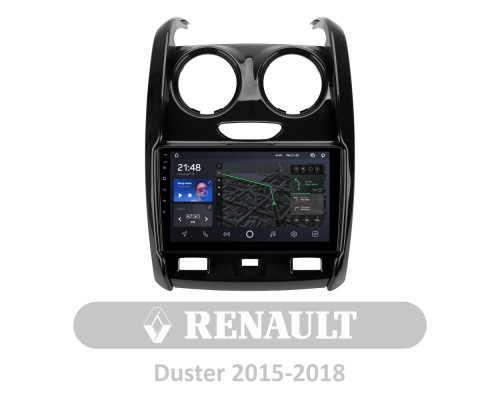 Штатна магнітола AMS T910 6+128 Gb Renault Duster 2015-2021 (F1) 9