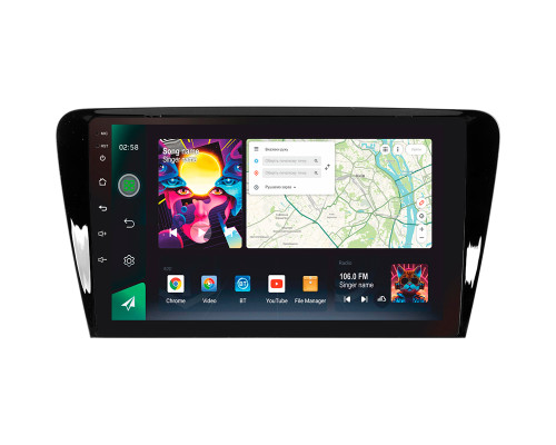 Штатна магнітола SIGMA PRO 10464 ANDROID 12 4+64 Gb 4G DSP Skoda Octavia 3 A7 2013-2018 (A) 10