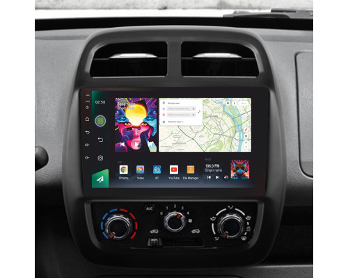 Штатна магнітола SIGMA PRO 9464 ANDROID 12 4+64 Gb 4G DSP Renault KWID 2015-2019 9