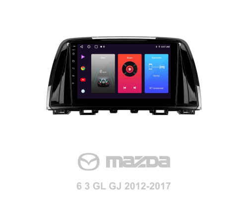 Штатна магнітола SIGMA F9216 ANDROID 10 2+32 Gb Mazda 6 3 GL GJ 2012-2017 (A) 9