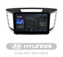 Штатна магнітола AMS T1010 6+128 Gb Hyundai Creta IX25 2015-2019 10