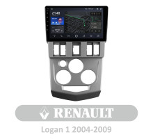 Штатна магнітола AMS T910 6+128 Gb Renault Logan 1 2004-2009 9