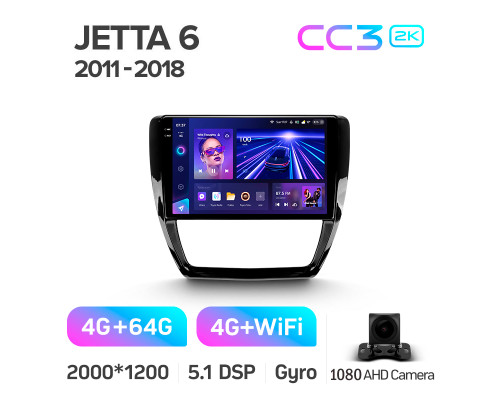 Штатна магнітола Teyes CC3 4+64 Gb Volkswagen Jetta 6 2011-2018 10