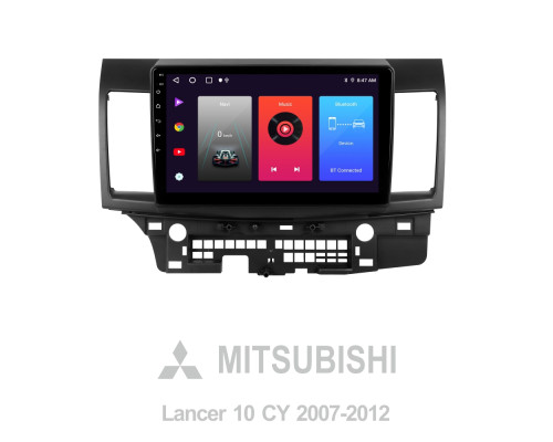 Штатна магнітола SIGMA F10216 ANDROID 10 2+32 Gb Mitsubishi Lancer 10 CY 2007-2012 (B) 10