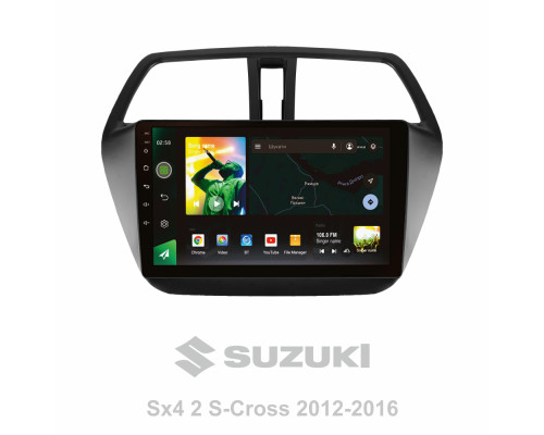 Штатна магнітола SIGMA X9232 ANDROID 10 2+32 Gb 4G DSP Suzuki SX4 2 S-Cross 2012-2016 9