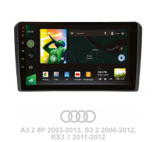 Штатна магнітола SIGMA X9464 ANDROID 10 4+64 Gb 4G DSP Audi A3 2 8P 2003-2013 S3 2 2006-2012 RS3 1 2011-2012 9