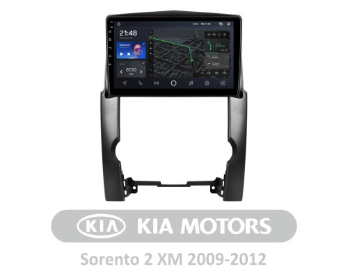 Штатна магнітола AMS T1010 6+128 Gb Kia Sorento 2 XM 2009-2012 (A) 10