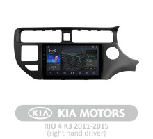 Штатна магнітола AMS T910 6+128 Gb Kia RIO 4 K3 2011-2015 9