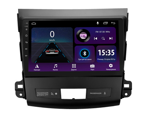 Штатна магнітола SIGMA E9232 ANDROID 10 2+32 Gb Mitsubishi Outlander 2 CW0W 2005-2013 / Citroen C-Crosser 1 2007-2013 / Peugeot 4007 2007-2012 (B) 9