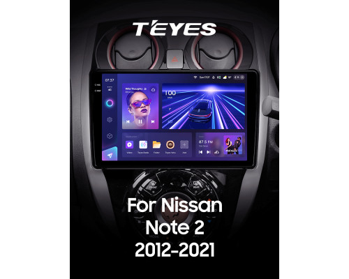 Штатна магнітола Teyes CC3 6+128 Gb Nissan Note 2 E12 2012-2021 10