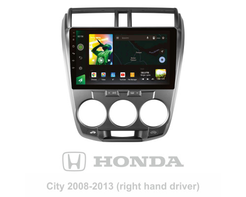 Штатна магнітола SIGMA X10232 ANDROID 10 2+32 Gb 4G DSP Honda City 2008-2013 10