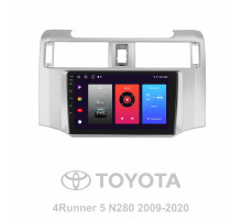 Штатна магнітола SIGMA F9216 ANDROID 10 2+32 Gb Toyota 4Runner 5 N280 2009 - 2020 9