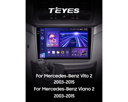 Штатна магнітола Teyes CC3 4+32 Gb Mercedes Vito (W639), Viano (W639) 2003-2015 10