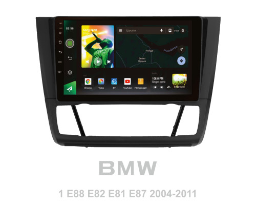 Штатна магнітола SIGMA X9464 ANDROID 10 4+64 Gb 4G DSP BMW 1 E88 E82 E81 E87 2004-2011 (F2) 9