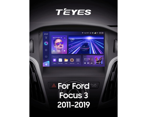 Штатна магнітола Teyes CC3 4+64 Gb Ford Focus 3 Mk 3 2011-2019 9