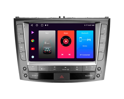 Штатна магнітола SIGMA F9216 ANDROID 10 2+32 Gb Lexus IS250 XE20 (Hm) 2005-2013 (B) 9