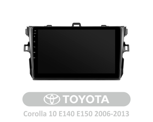 Штатна магнітола AMS T910 6+128 Gb Toyota Corolla 10 E140 E150 2006-2013 (B) 9