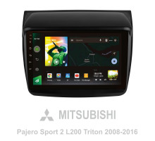 Штатна магнітола SIGMA X9232 ANDROID 10 2+32 Gb 4G DSP Mitsubishi Pajero Sport 2 L200 Triton 2008-2016 (CAN BUS) 9