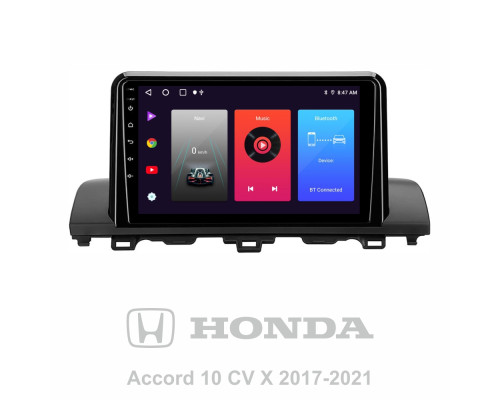 Штатна магнітола SIGMA F9216 ANDROID 10 2+32 Gb Honda Accord 10 CV X 2017 - 2021 (B) 9