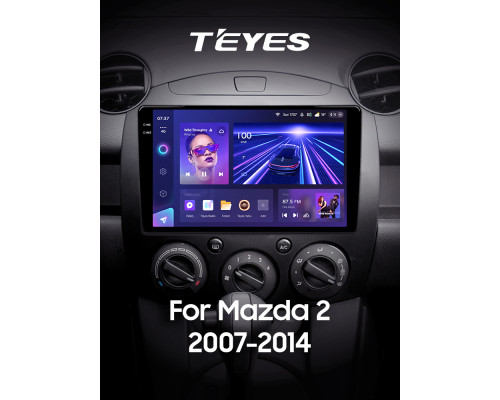 Штатна магнітола Teyes CC3 6+128 Gb з коловим оглядом 360° Mazda 2 DE 2007-2014 9