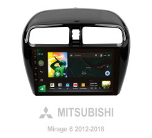 Штатна магнітола SIGMA X9232 ANDROID 10 2+32 Gb 4G DSP Mitsubishi Mirage 6 2012-2018 9