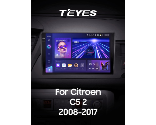 Штатна магнітола Teyes CC3 4+64 Gb Citroen C5 2 2008-2017 (F1) 9