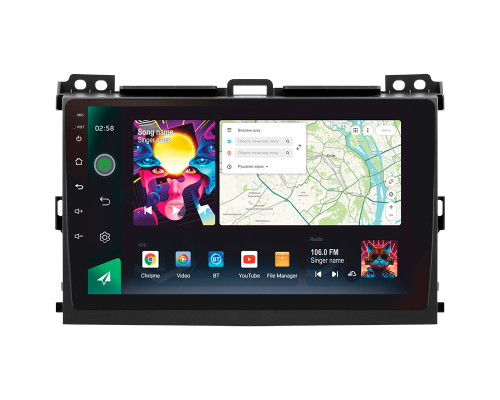 Штатна магнітола SIGMA PRO 9464 ANDROID 12 4+64 Gb 4G DSP Toyota Land Cruiser Prado 3 J120 2004-2009 (F1) (A) 9