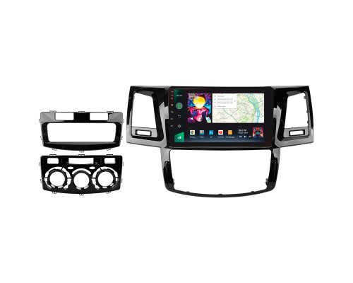 Штатна магнітола SIGMA PRO 9464 ANDROID 12 4+64 Gb 4G DSP Toyota Fortuner 1 AN50 AN60 HILUX Revo Vigo 2005-2007 9