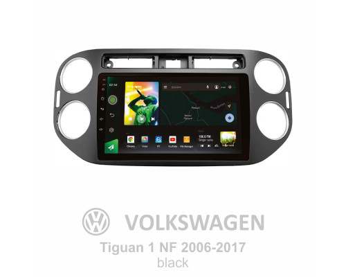 Штатна магнітола SIGMA X9232 ANDROID 10 2+32 Gb 4G DSP Volkswagen Tiguan 1 NF 2006-2017 (F1) black 9