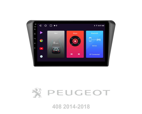 Штатна магнітола SIGMA F10216 ANDROID 10 2+32 Gb Peugeot 408 2014-2018 10