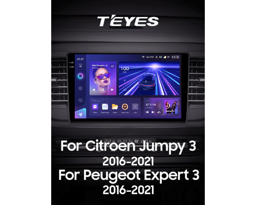 Штатна магнітола Teyes CC3 6+128 Gb з коловим оглядом 360° Citroen Jumpy III 3 SpaceTourer 1 / Peugeot Expert III 3 2016-2021 9