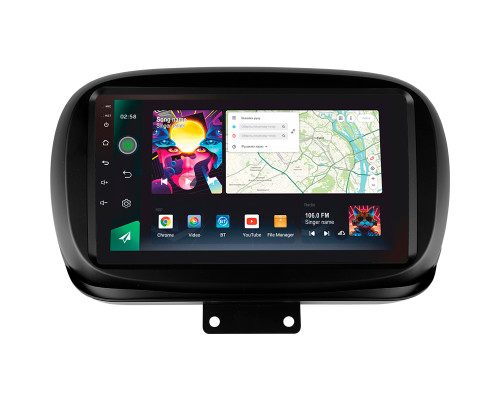 Штатна магнітола SIGMA PRO 98128 ANDROID 12 8+128 Gb 4G DSP Fiat 500X 2014-2020 9