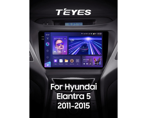 Штатна магнітола Teyes CC3 6+128 Gb з коловим оглядом 360° Hyundai Elantra 5 JK GD MD UD 2010-2016 (F1) 9