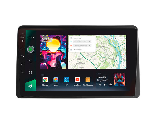 Штатна магнітола SIGMA PRO 10464 ANDROID 12 4+64 Gb 4G DSP Renault Duster HM 2 II 2020-2023 Arkana 1 I (10 inch) 2019-2023 10