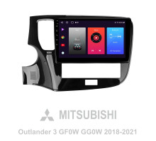 Штатна магнітола SIGMA F10216 ANDROID 10 2+32 Gb Mitsubishi Outlander 3 III GF0W GF0W GG0W 2018 - 2021 (B) 10