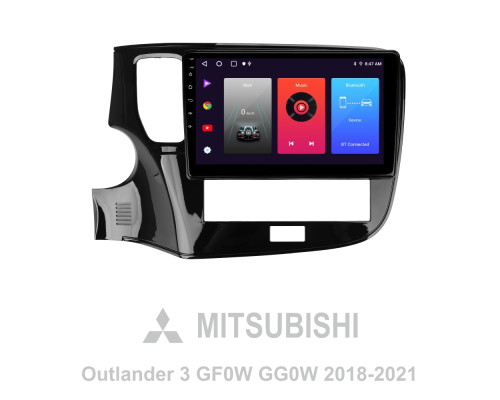 Штатна магнітола SIGMA F10216 ANDROID 10 2+32 Gb Mitsubishi Outlander 3 III GF0W GF0W GG0W 2018 - 2021 (B) 10