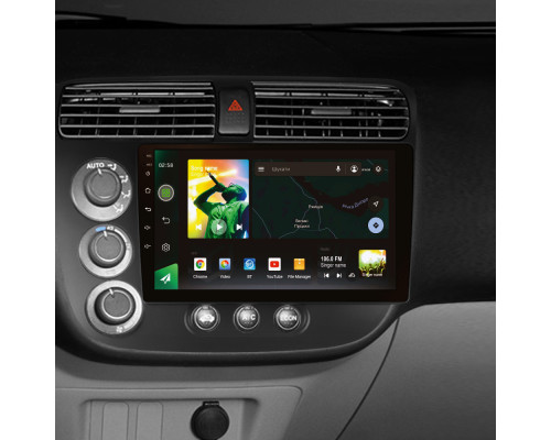 Штатна магнітола SIGMA X9232 ANDROID 10 2+32 Gb 4G DSP Honda Civic 7 2000-2006 9