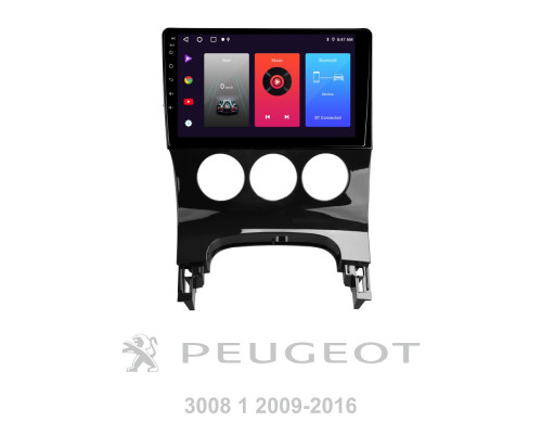 Штатна магнітола SIGMA F9216 ANDROID 10 2+32 Gb Peugeot 3008 1 2009-2016 (F2) 9