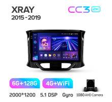 Штатна магнітола Teyes CC3 6+128 Gb LADA Xray 2015-2019 9