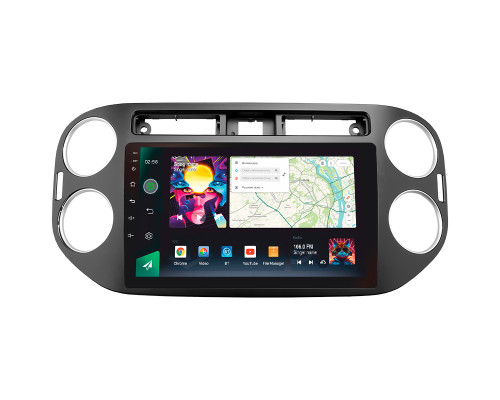 Штатна магнітола SIGMA PRO 98128 ANDROID 12 8+128 Gb 4G DSP Volkswagen Tiguan 1 NF 2006-2017 (F1) black 9