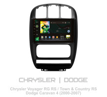 Штатна магнітола SIGMA X10464 ANDROID 10 4+64 Gb 4G DSP Dodge Caravan 4 For Chrysler Voyager RG RS For Town and Country RS 2000-2007 (B) 10